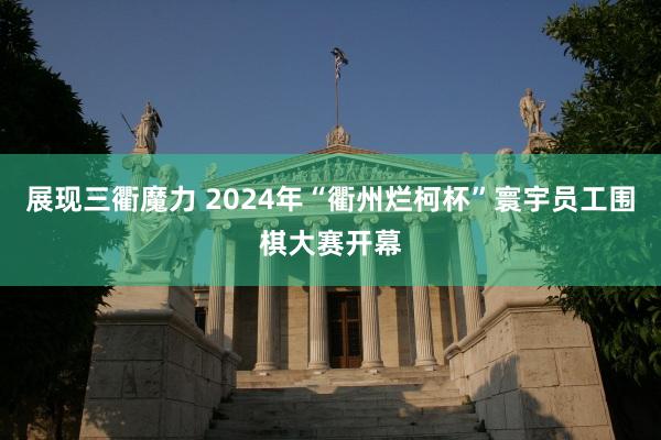 展现三衢魔力 2024年“衢州烂柯杯”寰宇员工围棋大赛开幕