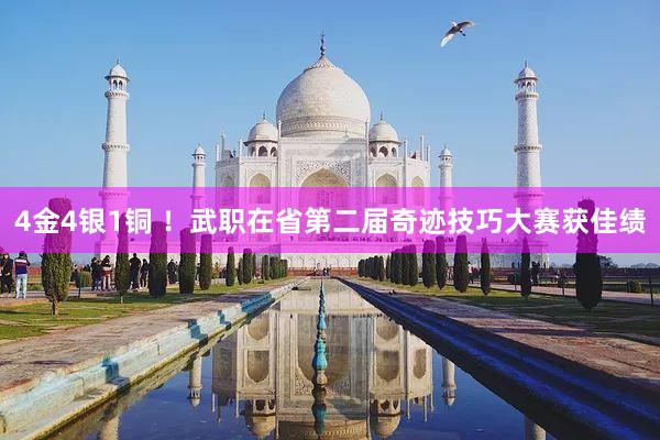 4金4银1铜 ！武职在省第二届奇迹技巧大赛获佳绩