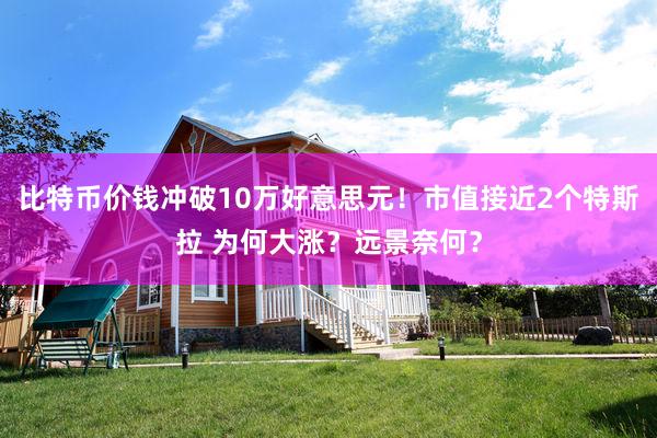比特币价钱冲破10万好意思元！市值接近2个特斯拉 为何大涨？远景奈何？