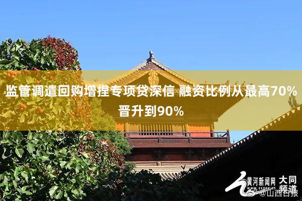 监管调遣回购增捏专项贷深信 融资比例从最高70%晋升到90%